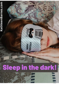 sleep in the dark