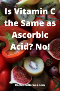 vitamin c vs ascorbic acid