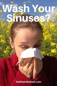 wash your sinuses