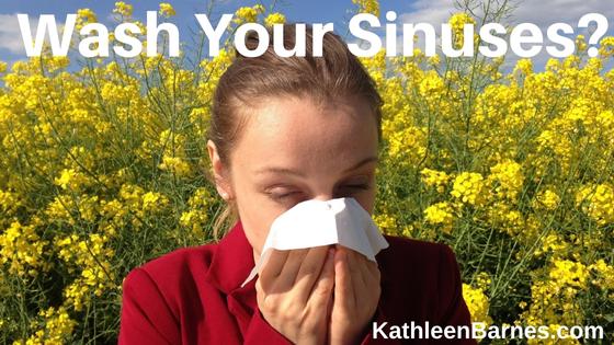 wash your sinuses