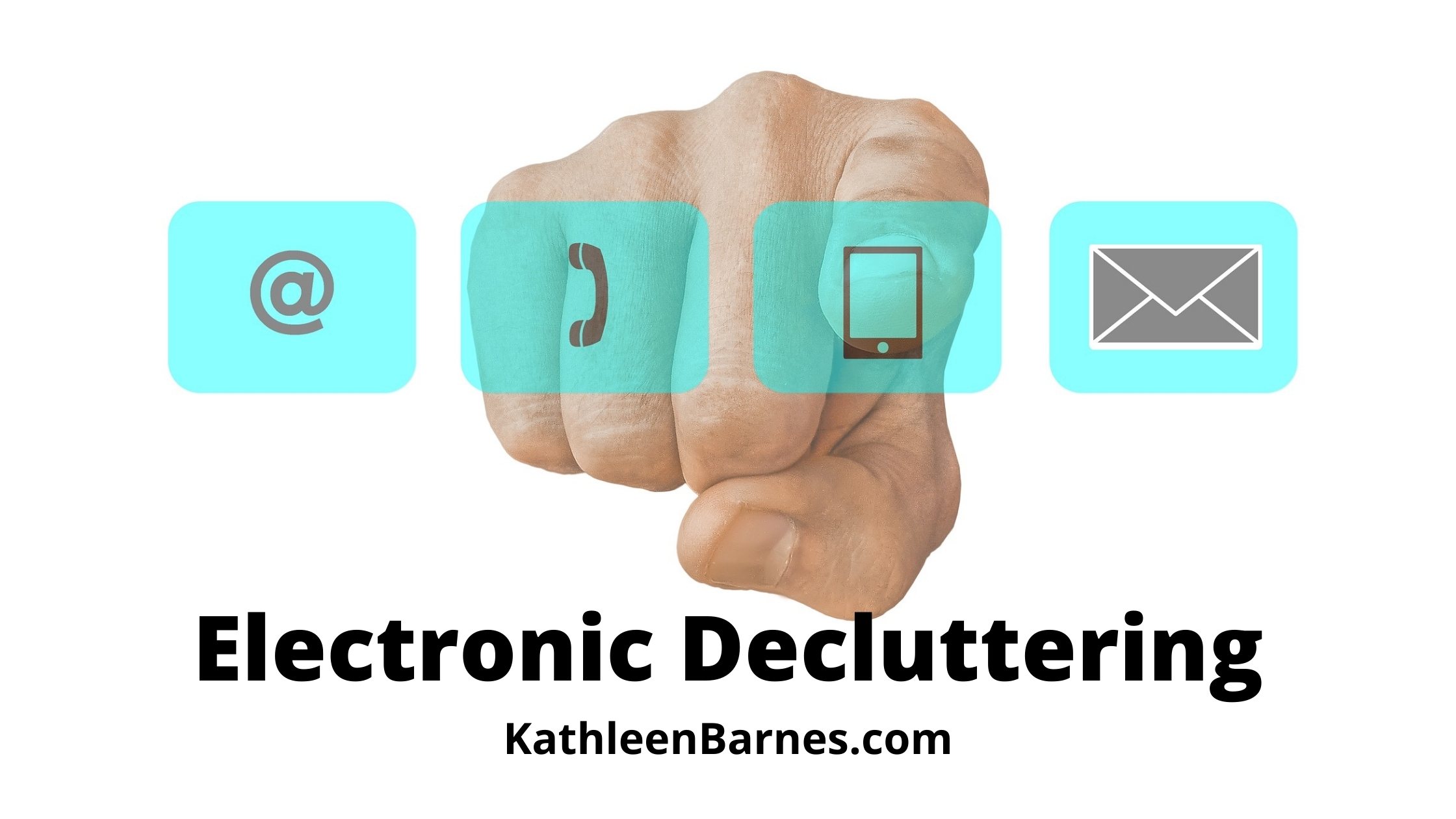 electronic decluttering