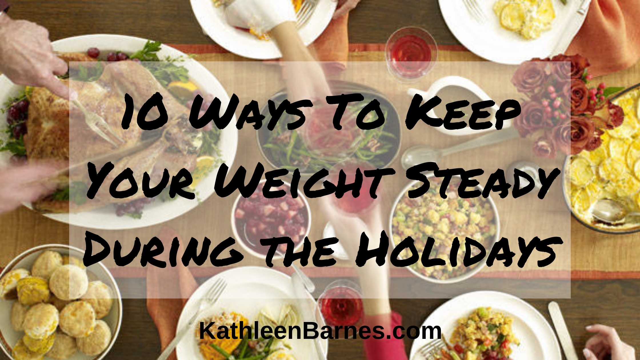 weight steady during holidays